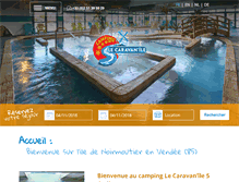 Tablet Screenshot of caravanile.com